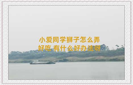 小爱同学狮子怎么弄好吃 有什么好办法呀